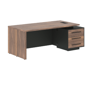 Стол руководителя с тумбой VRCT 2090(R) 2000х900х750 VE