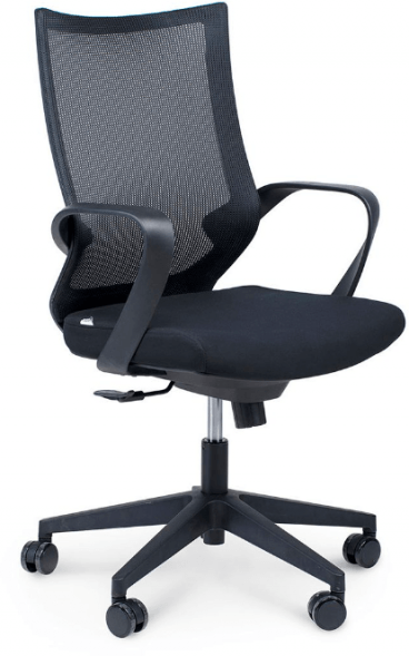 Кресло офисное Norden Спэйс LB чёрный пластик